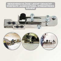 ZipperMaster Pro™ | Perfecte, kreukvrije ritsen voor professionele naai-kunst in een handomdraai!
