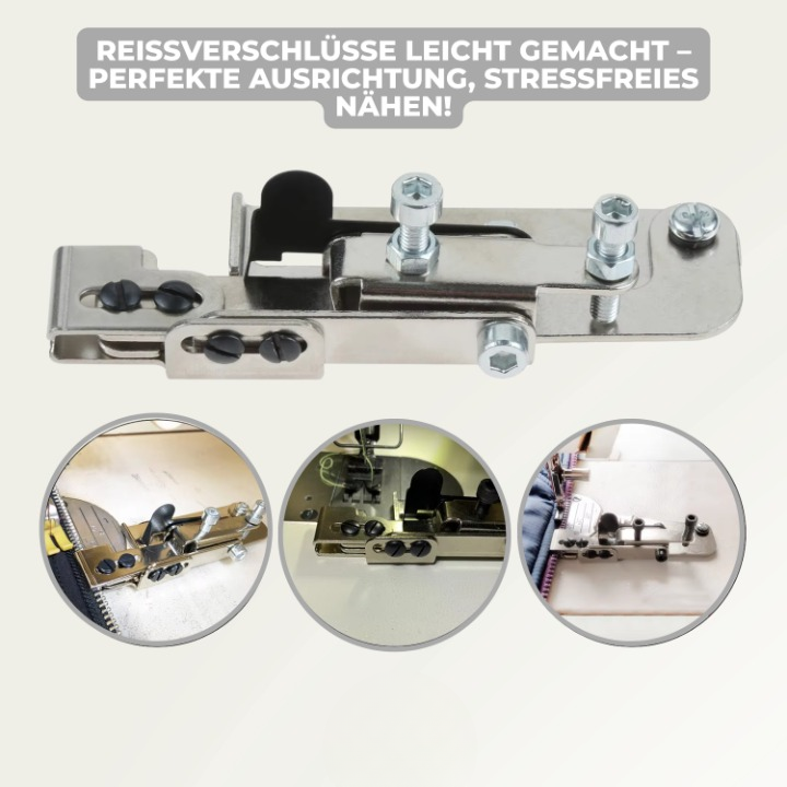 ZipperMaster Pro™ | Perfecte, kreukvrije ritsen voor professionele naai-kunst in een handomdraai!