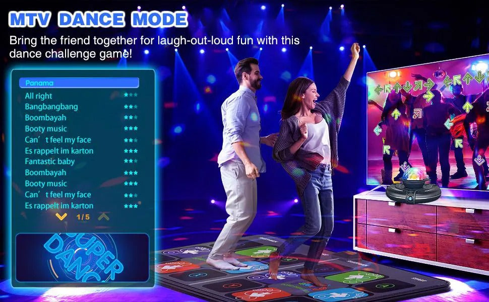 DanceMaster Interactieve Dansmat – Fitness & Plezier voor het Hele Gezin