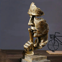 SerenitySculpt - Suggestieve abstracte standbeeld voor serene reflectie