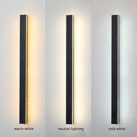 Edge Ripple Minimalistische Lineaire Waterdichte Buitenlamp