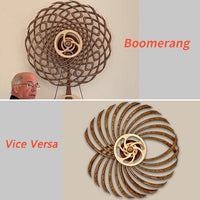 TimeWood™ | 100% Handgemaakte Kinetische Houtsculptuur