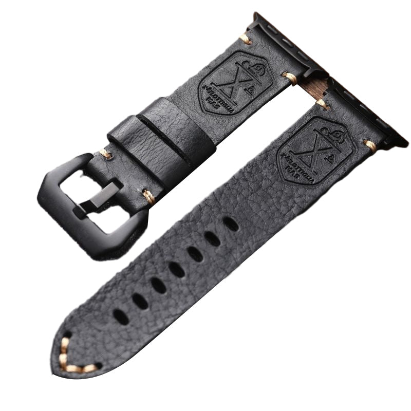 Handgemaakt Vintage Leder Apple Watch Band