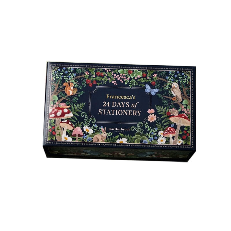 24 Dagen Premium Schrijfwaren Adventskalender | Beperkte "Winterwoud" Editie | 24 Exclusieve Papeterie Verrassingen | Duurzaam & Plasticvrij | Inclusief Kalender 2025 & Accessoires