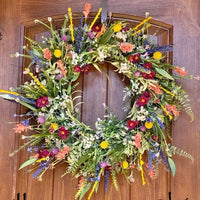 Handgemaakte Texas Wilde Bloemen Krans