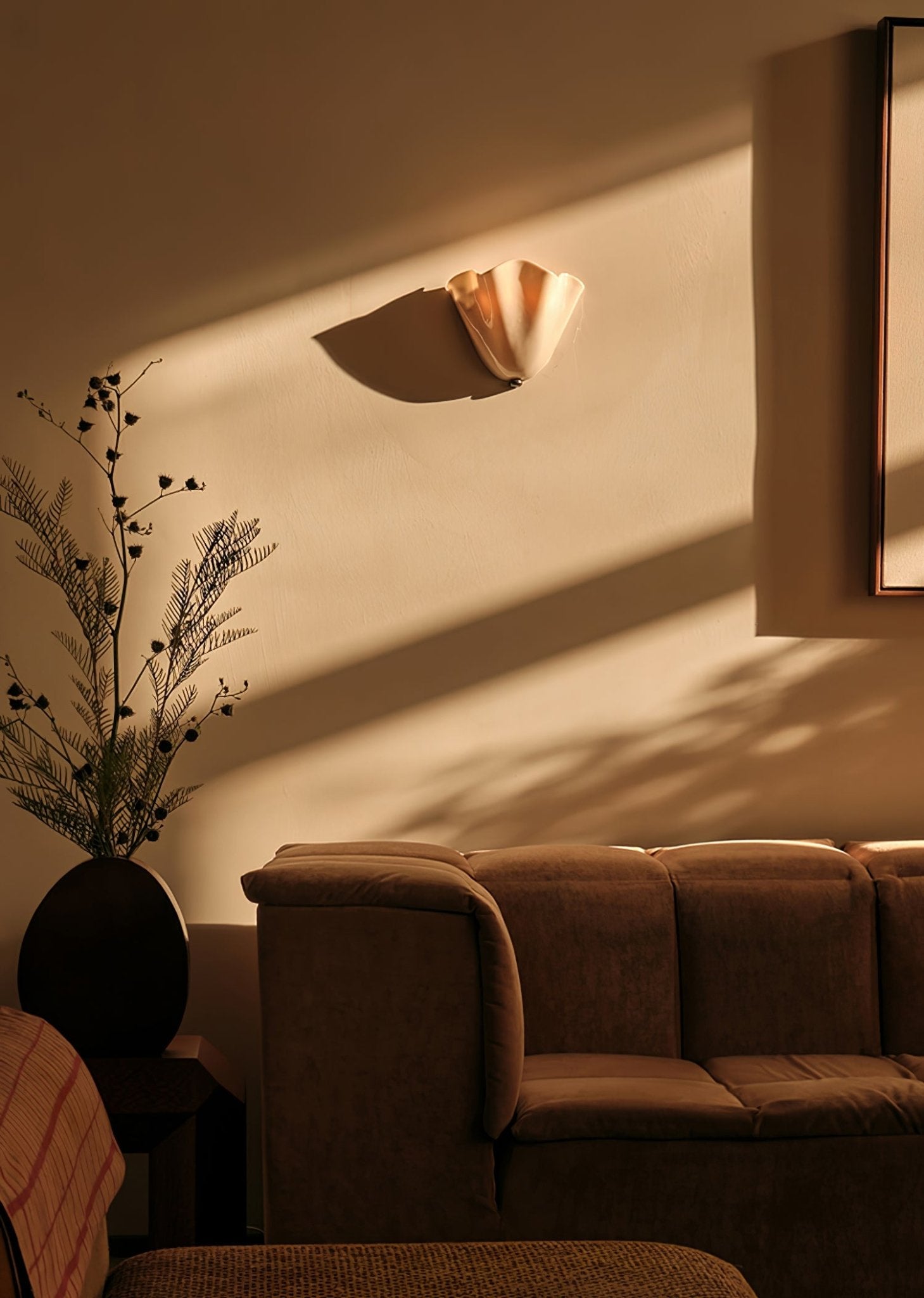 Lustra Wandlamp Elegant met Zachte Lijnen