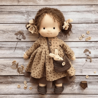 Selina – Handgemaakte Katoenen Waldorf-pop voor creatief spel