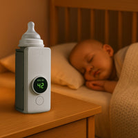Babyflesverwarmer | Flesverwarmer voor onderweg | Babyvoedingverwarmer | BabyWarmte