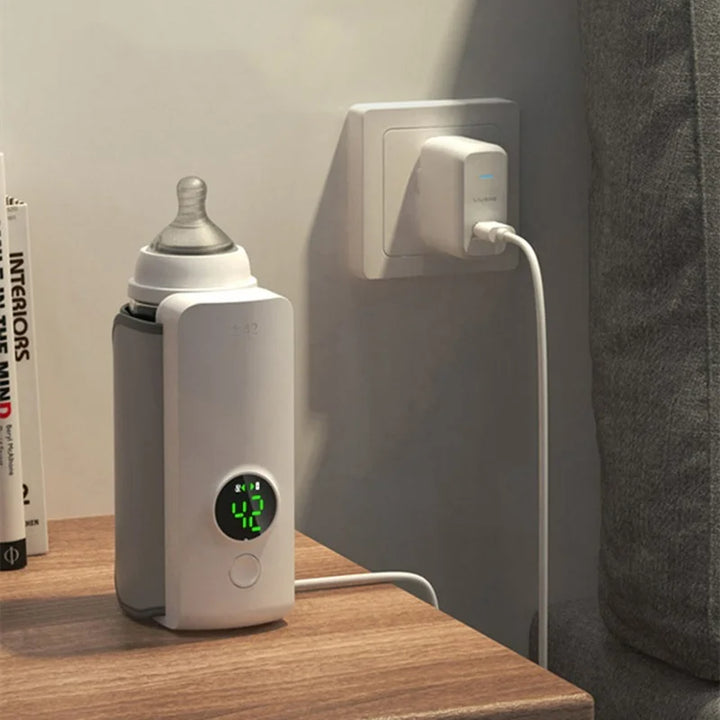 Babyflesverwarmer | Flesverwarmer voor onderweg | Babyvoedingverwarmer | BabyWarmte
