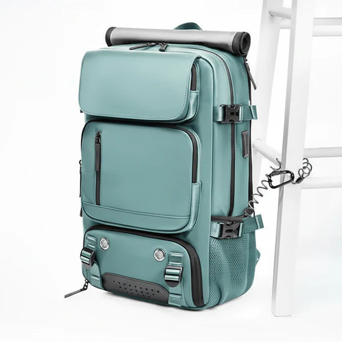 TRAVELMAX Pack – Grote waterdichte reisrugzak met USB-aansluiting