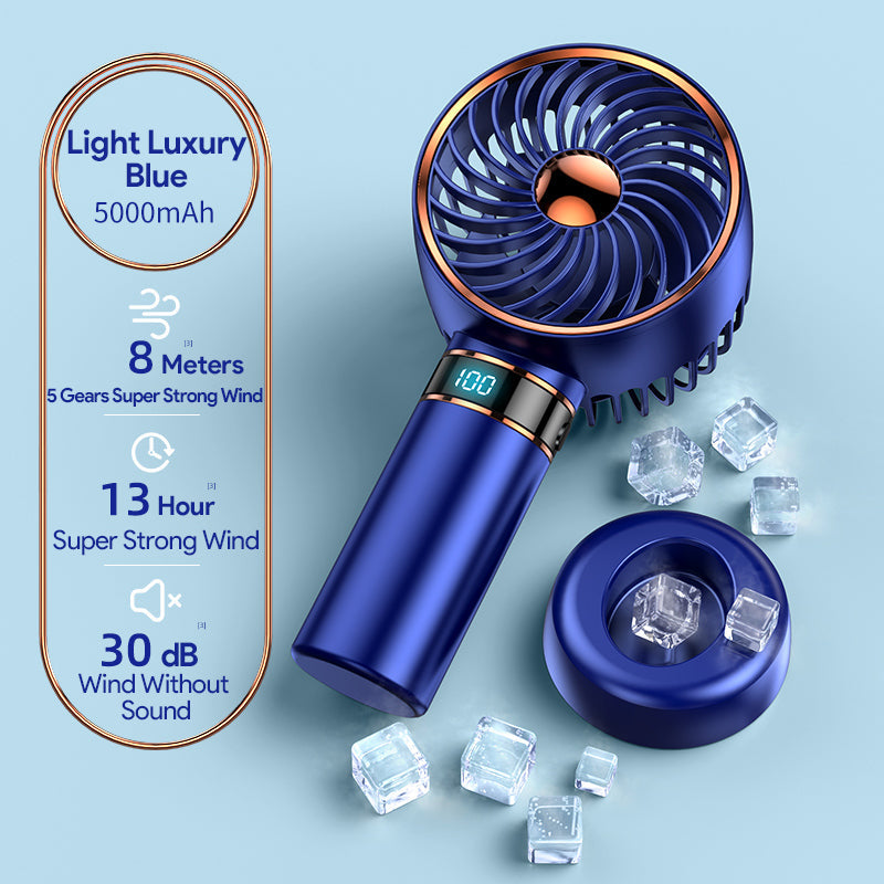 Draagbare 5000mAh Handheld Mini Airconditioning Ventilator