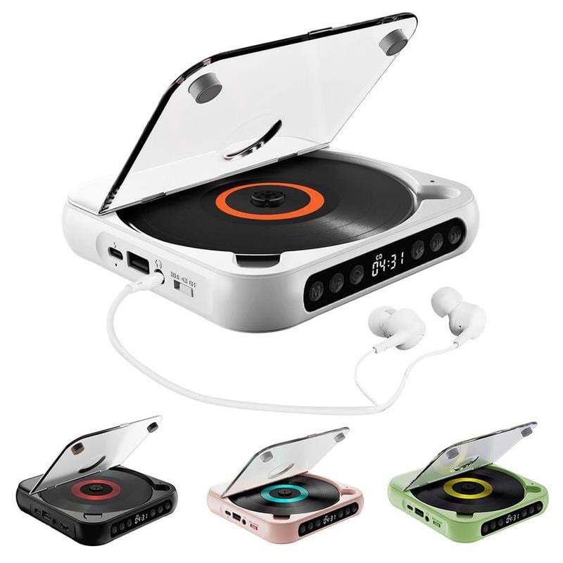 Draagbare CD-speler - Bluetooth | Hi-Fi Geluid | Meerdere Kleuren