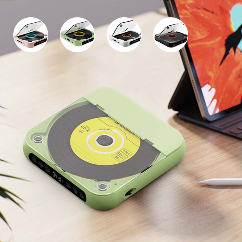 Draagbare CD-speler - Bluetooth | Hi-Fi Geluid | Meerdere Kleuren