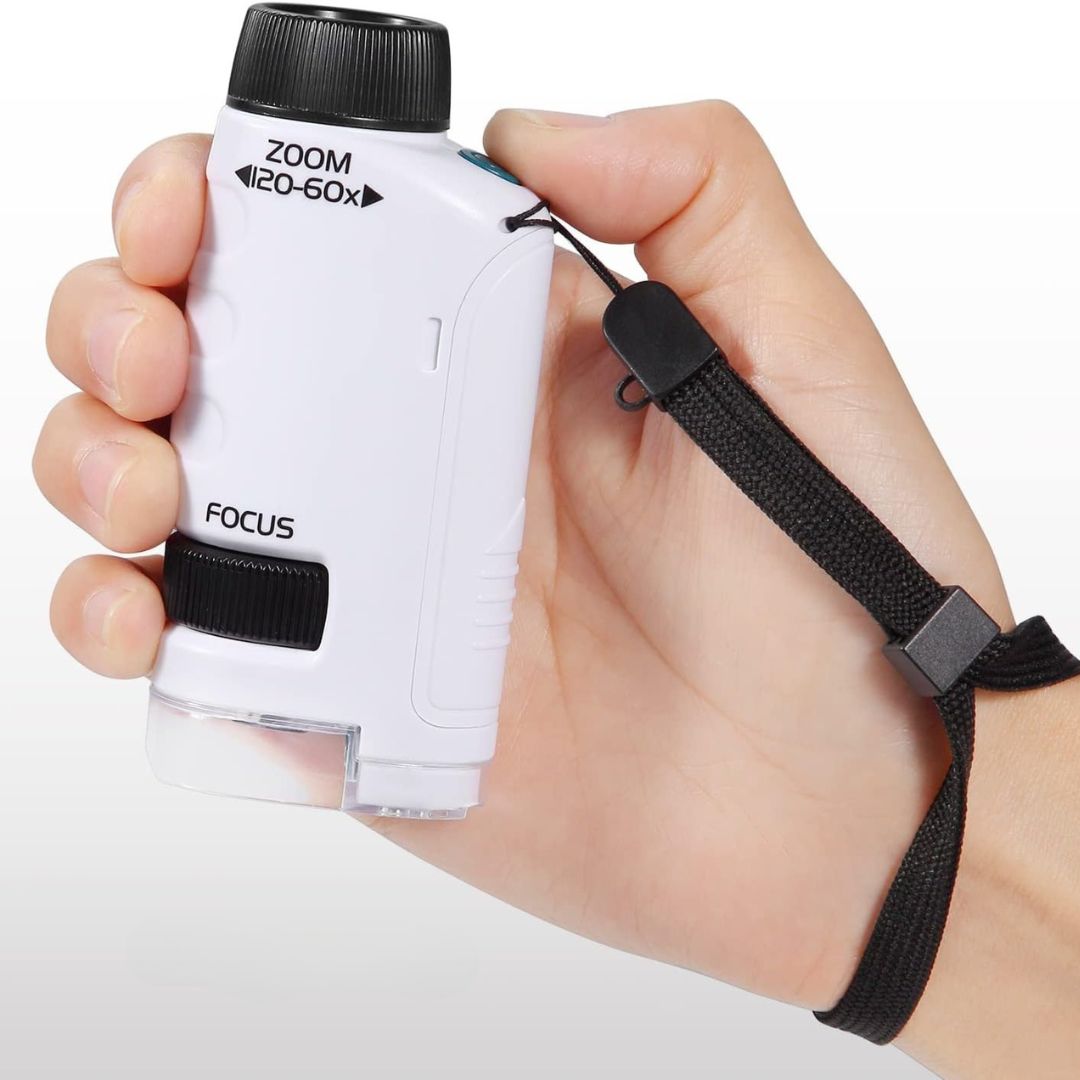 Pocket Microscoop voor Kinderen - Draagbare Wetenschappelijke Ontdekking