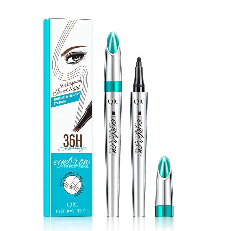 Waterdichte 3D-Microblading-Ombrow Potlood met 4 Vorkpunten