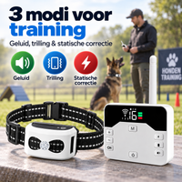 Professionele Trainingshalsband voor Hondenschool & Trainer – 2-in-1 met Bereik tot 300 m