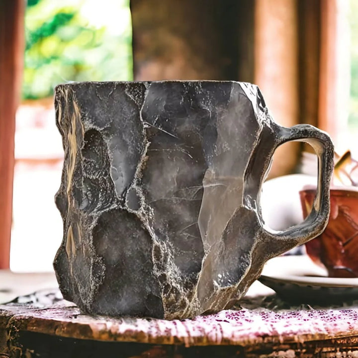 Koffiemokken GlaceCup | Handgemaakt & Mineraal Kristal | Isolerend & Geschikt voor de Magnetron | 350–450 ml