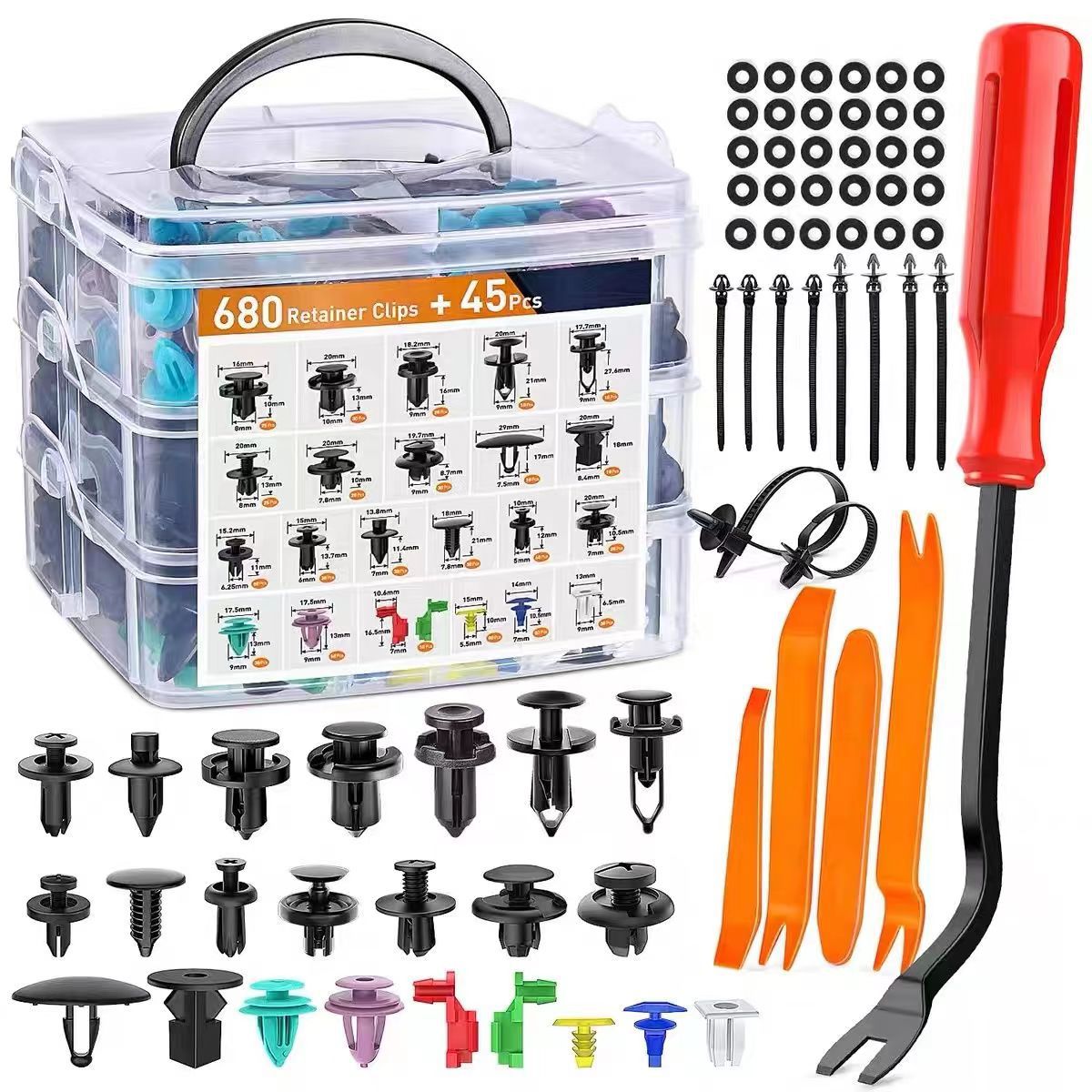 SnapGuard - 725 Stuks Auto Bevestigingsessentials