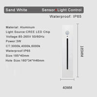 Shadee Bewegingssensor Trap Wandlamp