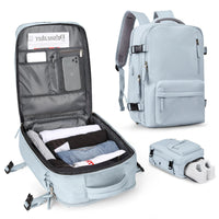 Travelliva Dames Reisrugzak 35 L | Waterdicht & met USB-aansluiting | Anti-diefstal & Schoencompartiment | Voor Wandelen, Dagelijks Gebruik & Reizen