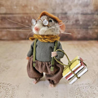WhiskerWool™ – Handgemaakte, naaldvilt muis