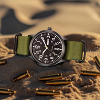 Heren Outdoor Horloge – Waterdicht tot 100m, Krasbestendig Saffierglas