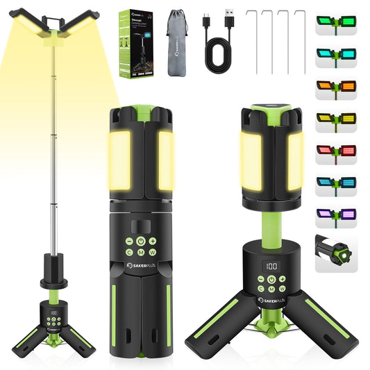 Brehn | SakerPlus Telescoop Campinglampen met Standaard