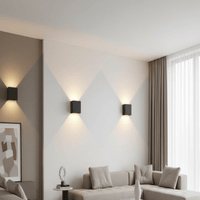 Draadloze oplaadbare LED-wandlamp met verstelbare stralingshoek