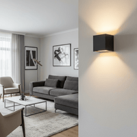 Draadloze oplaadbare LED-wandlamp met verstelbare stralingshoek