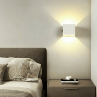 Draadloze oplaadbare LED-wandlamp met verstelbare stralingshoek