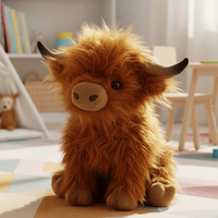 CUDDLY HIGHLAND Koe – Zacht Pluche Speelgoed voor Knuffelvrienden