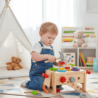 WoodCraft Kids Toolbox – Creatief Bouwen & Ontdekken voor Kinderen vanaf 6 Maanden