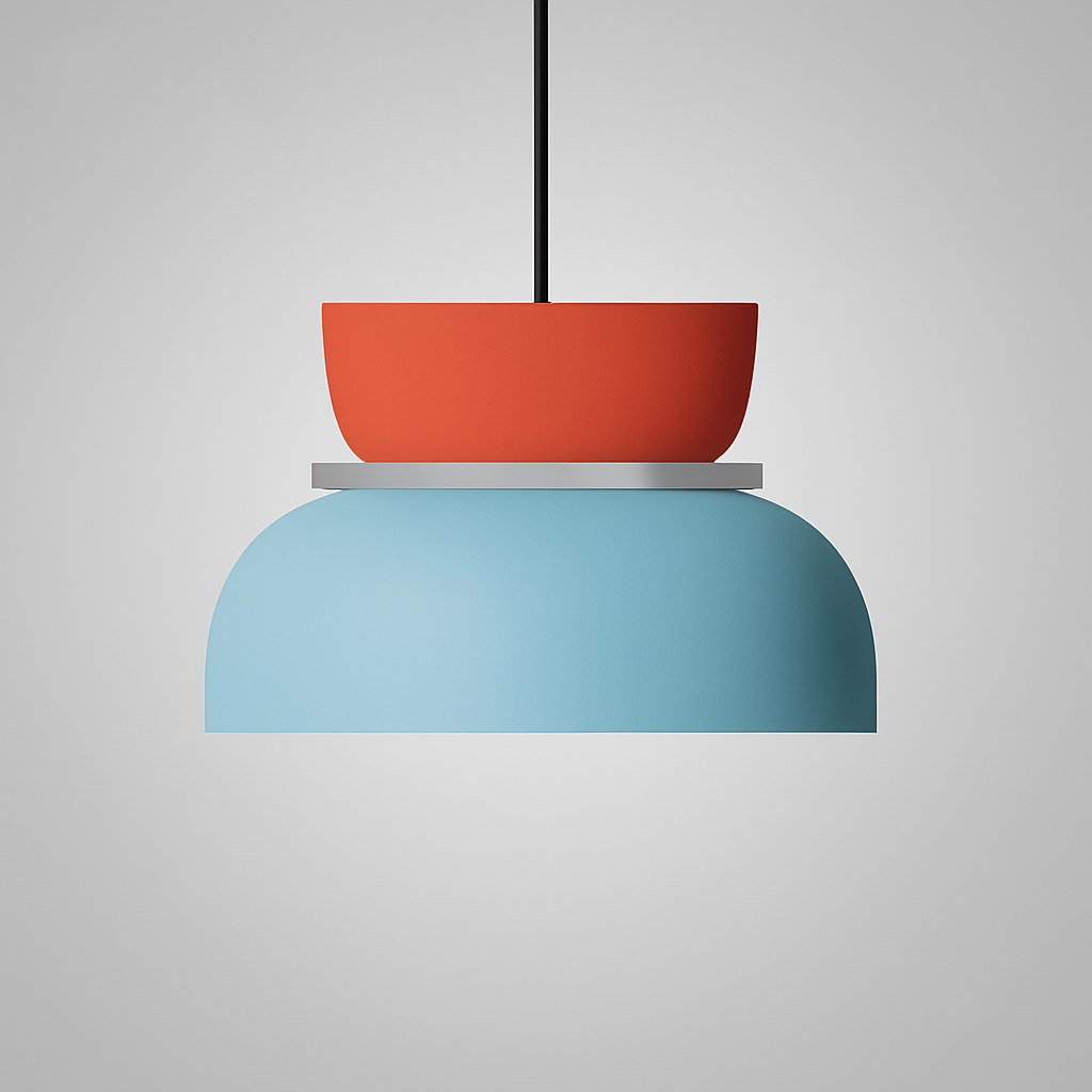 Noordse Zinklegering Dubbeltonen Kooi Hanglamp LED 1-lamp