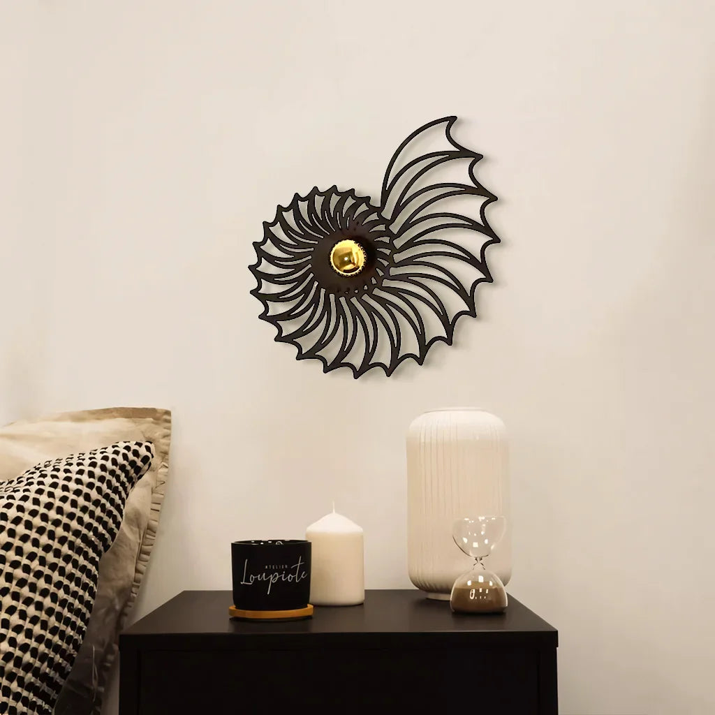 Aegir Nautilus Design Decoratieve LED Wandlamp