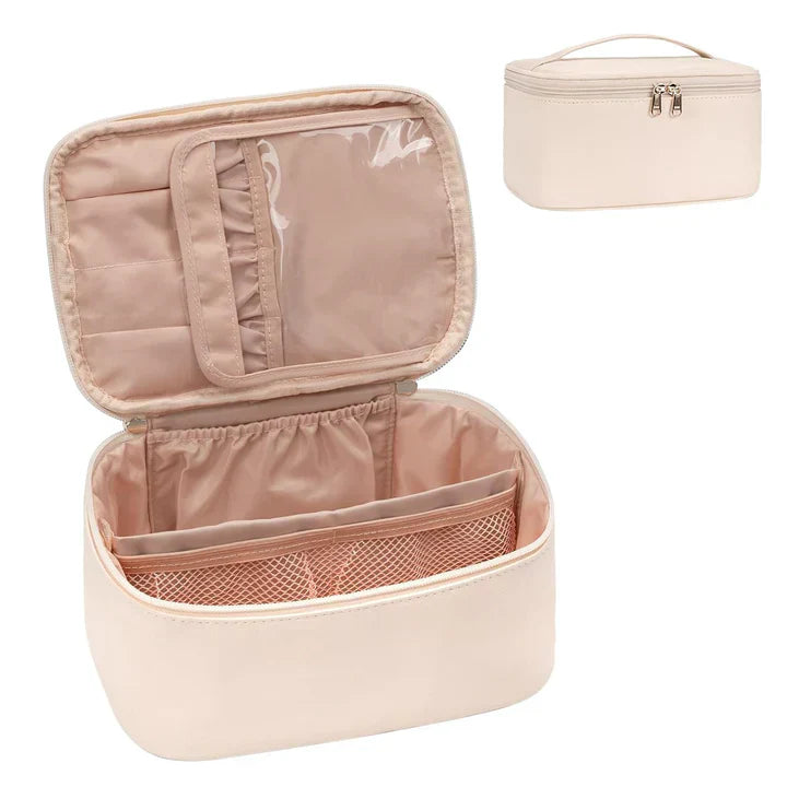 Skanto | Praktische make-up organizer voor reizen | Met vakken en scheidingswanden