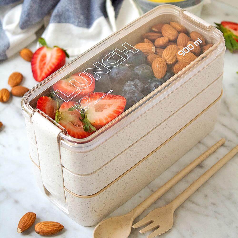 3-laags Bento-doos