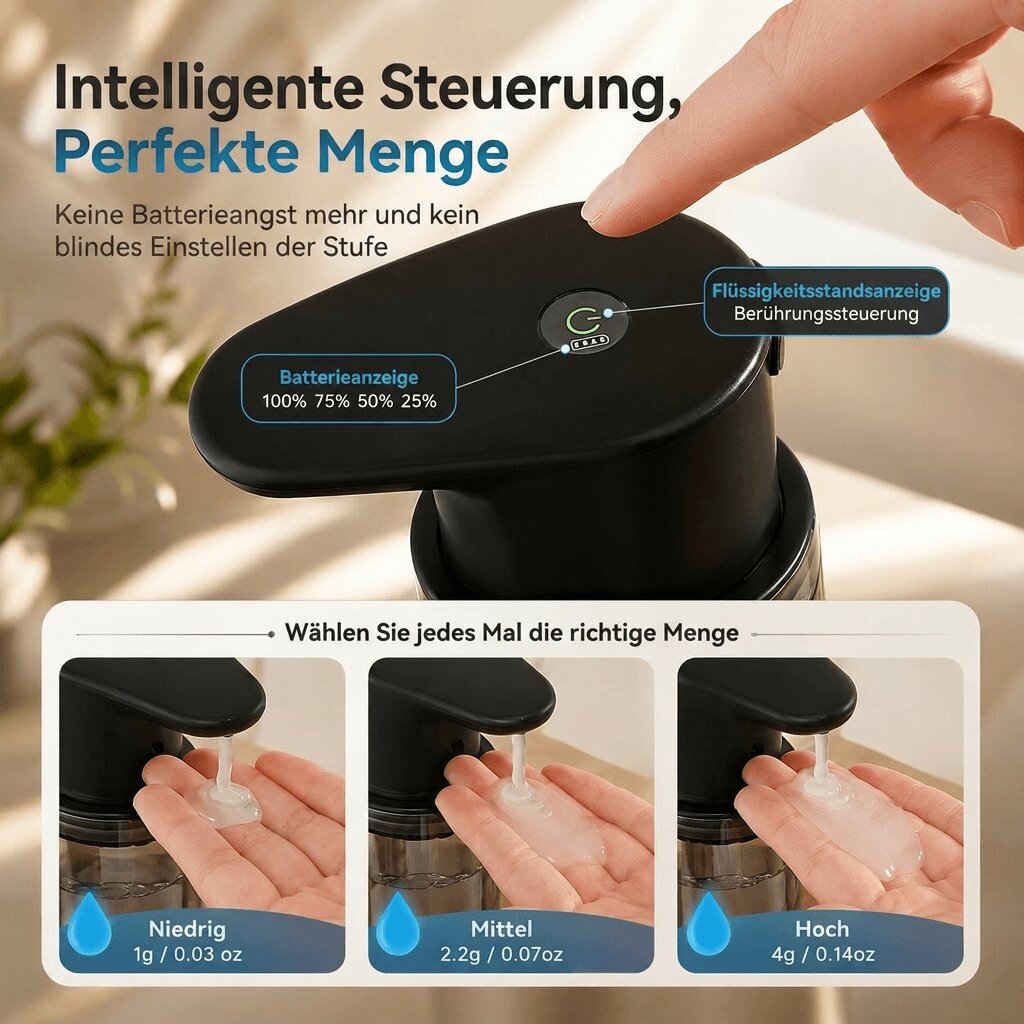 Contactloze Sensor Zeepdispenser | Schuimglans