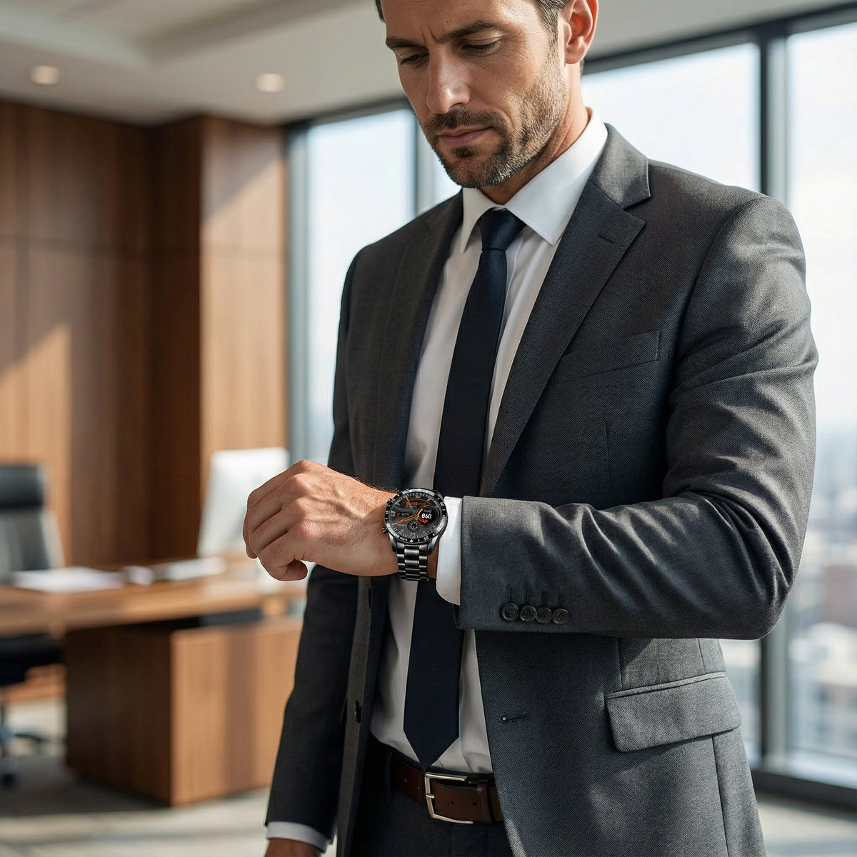 Luxueuze Smartwatch met Touchscreen – Meldingen & Praktisch Ontwerp voor de Dagelijkse Gebruik