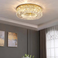 Kristy Luxe Plafondlamp van Metaal/Kristal
