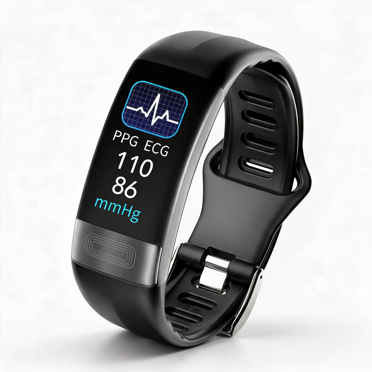 Fitness-Tracker Armband met EKG-, Bloeddruk- en Slaapmonitoring