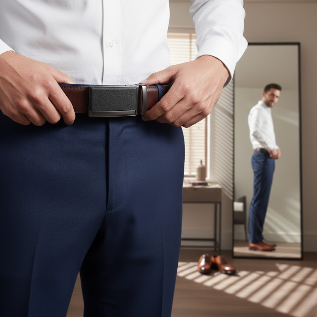 BoldBelt | Elegante herenriem met automatische gesp