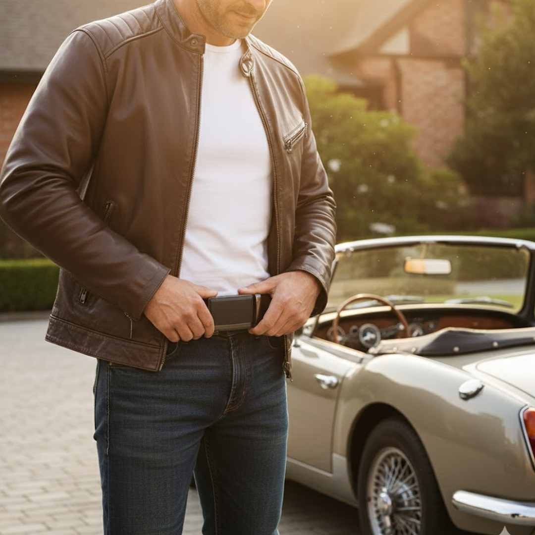 BoldBelt | Elegante herenriem met automatische gesp
