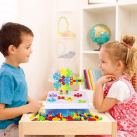 Creatieve bouwdoos met speelgoedboormachine - BuildyDrill