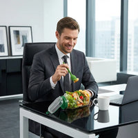 Lunchbox voor Werk en School met Lekvrije Sluiting en Praktisch Ontwerp