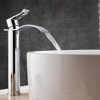 NovaFlow Gouden Witte Waterval Kraan Met Enkele Handgreep
