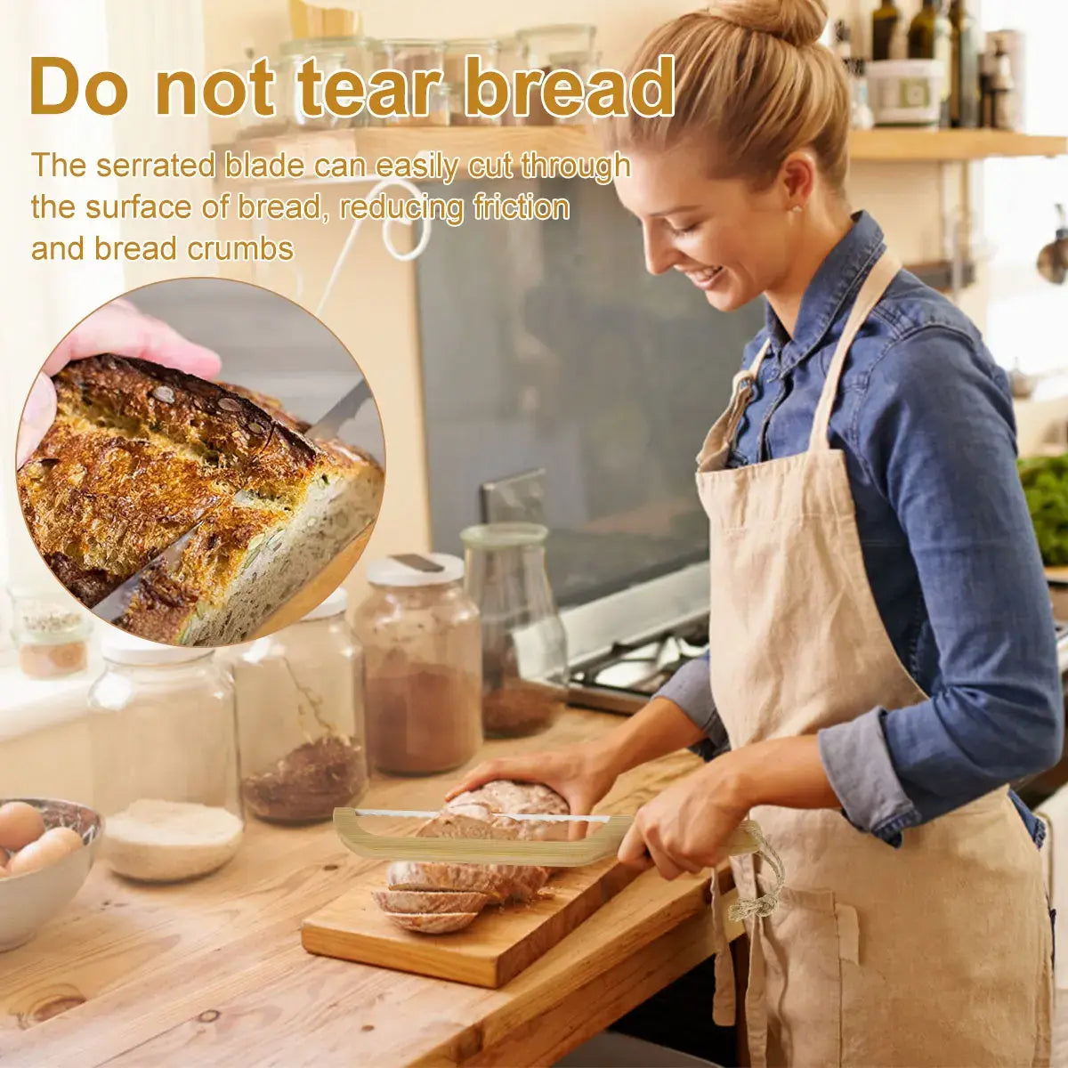 Perfecte broodmes om moeiteloos te kunnen snijden