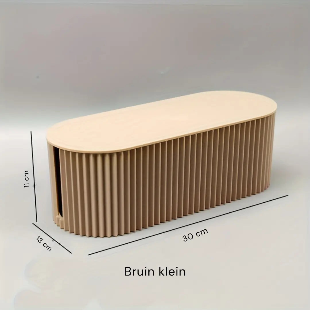 Ordoca Kabelbox Bureau Organizer | Kabelbeheer & Opberging | Wit | 30x11x13 cm