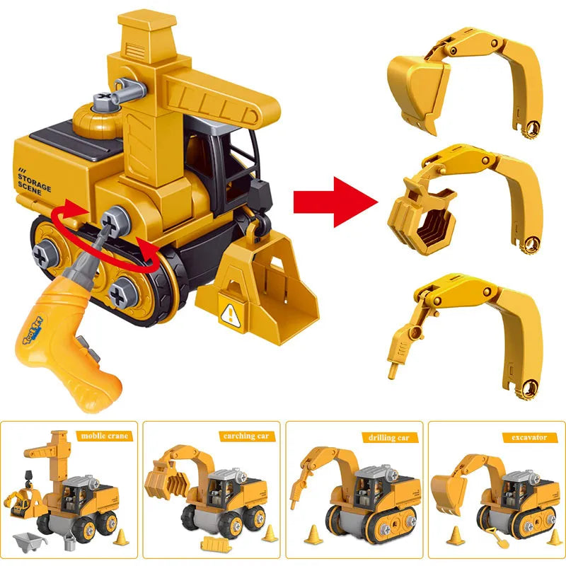 Master Builder Engineer Set - Bouw je eigen werkvoertuig - Speelgoed