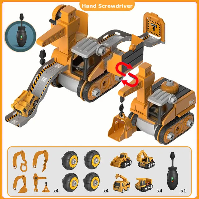 Master Builder Engineer Set - Bouw je eigen werkvoertuig - Speelgoed