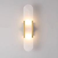 Moderne Wandlamp van Marmer met Gouden Details – Luxe Verlichting